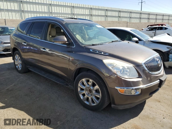2012 Buick Enclave Leather with VIN 5GAKVCED1CJ195663, listed as a Copart auction lot 48567545 with 209,727 mi miles and Salvage Title. Bid and sale history available at carsss.com. Image 4.