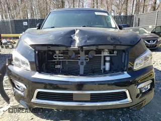 2017 Infiniti QX80 with VIN JN8AZ2NE5H9155228, listed as a Copart auction lot 50236635 with 105,676 mi miles and Salvage Title. Bid and sale history available at carsss.com. Image 5.