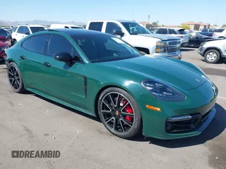2020 Porsche Panamera GTS with VIN WP0AG2A71LL145641, listed as a IAAI auction lot 42096721 with 45,469 mi miles and . Bid and sale history available at DreamBid. Image 1.