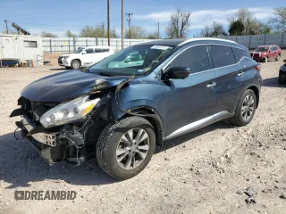 2017 Nissan Murano SL with VIN 5N1AZ2MG5HN120674, listed as a Copart auction lot 50034015 with 83,393 mi miles and Salvage Title. Bid and sale history available at DreamBid. Image 1.