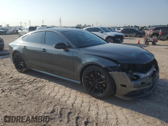 2017 Audi A7 Premium Plus with VIN WAUW3AFC9HN063540, listed as a Copart auction lot 65662994 with 53,132 mi miles and Salvage Title. Bid and sale history available at carsss.com. Image 4.