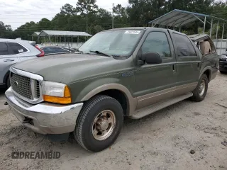 2000 Ford Excursion Limited z VIN 1FMNU42L5YEC60493, wystawiony jako Copart lot #75021544 z przebiegiem 316 622 mil mil oraz Szkoda całkowita • Salvage title. Historia ofert i sprzedaży dostępna na DreamBid. Obrazek 1.