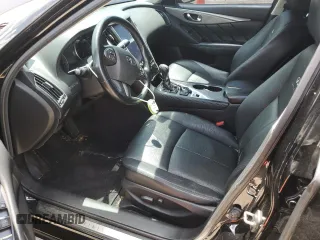 2014 Infiniti Q50 Premium with VIN JN1BV7AP2EM678198, listed as a Copart auction lot 61614325 with 163,943 mi miles and Salvage title. Bid and sale history available at DreamBid. Image 7.