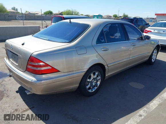 2001 Mercedes-Benz S 320/430/500 with VIN WDBNG70J21A188310, listed as a IAAI auction lot 42243766 with 259,703 mi miles and . Bid and sale history available at DreamBid. Image 4.