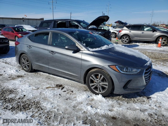 2018 Hyundai Elantra SEL with VIN 5NPD84LF5JH324230, listed as a Copart auction lot 45556885 with 124,902 mi miles and Salvage Title. Bid and sale history available at carsss.com. Image 4.