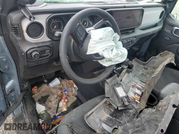 2024 Jeep Wrangler Sport S with VIN 1C4PJXDG8RW314162, listed as a Copart auction lot 60823865 with Not provided miles and Salvage title. Bid and sale history available at DreamBid. Image 8.