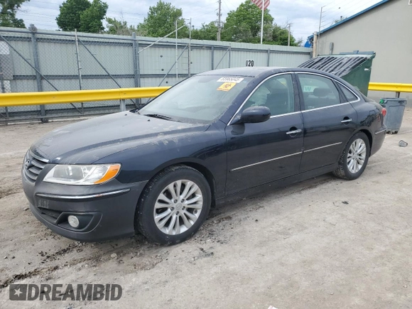 2011 Hyundai Azera GLS with VIN KMHFC4DD0BA533321, listed as a Copart auction lot 55965045 with 109,559 mi miles and Salvage title. Bid and sale history available at DreamBid. Image 1.
