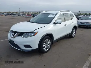 2016 Nissan Rogue SV with VIN KNMAT2MV4GP692858, listed as a IAAI auction lot 41174106 with 85,499 mi miles. Bid and sale history available at carsss.com. Image 17.