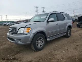 2003 Toyota Sequoia Limited with VIN 5TDBT48A83S144465, listed as a Copart auction lot 44540065 with 213,894 mi miles and Salvage Title. Bid and sale history available at carsss.com. Image 1.