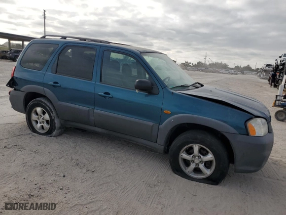 2005 Mazda Tribute i with VIN 4F2YZ02Z35KM11408, listed as a Copart auction lot 87746585 with 194,034 mi miles and Salvage Title. Bid and sale history available at carsss.com. Image 4.