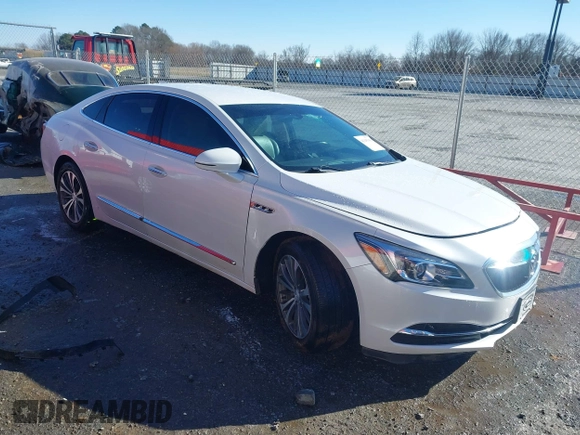 2017 Buick LaCrosse Preferred with VIN 1G4ZN5SS6HU156614, listed as a IAAI auction lot 41345141 with 196,991 mi miles. Bid and sale history available at carsss.com. Image 1.