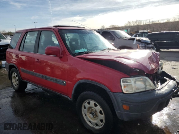 1999 Honda CR-V EX with VIN JHLRD1864XC079453, listed as a Copart auction lot 50363875 with 185,319 mi miles and Salvage Title. Bid and sale history available at carsss.com. Image 4.
