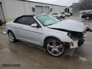 2008 Chrysler Sebring Limited with VIN 1C3LC65M68N207868, listed as a Copart auction lot 45849245 with 117,060 mi miles and Salvage Title. Bid and sale history available at carsss.com. Image 4.