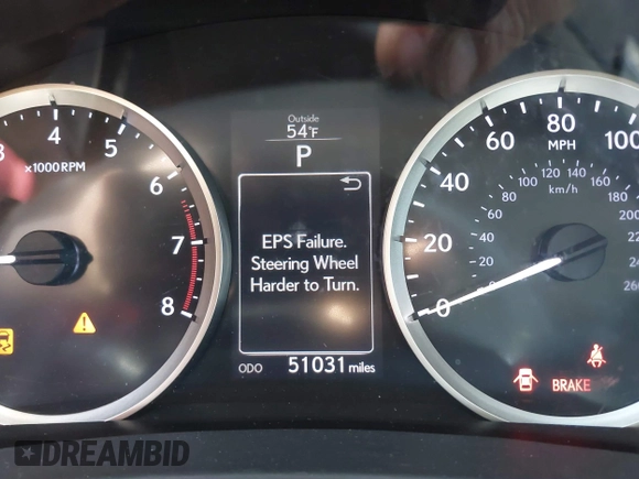 2015 Lexus IS 250 with VIN JTHBF1D23F5071504, listed as a IAAI auction lot 41791660 with 51,031 mi miles and . Bid and sale history available at carsss.com. Image 15.