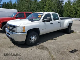 2012 Chevrolet Silverado 3500HD Work Truck z VIN 1GC4KZC81CF173884, wystawiony jako Copart lot #58372145 z przebiegiem 152 002 mil mil oraz Szkoda całkowita • Salvage title. Historia ofert i sprzedaży dostępna na DreamBid. Obrazek 1.