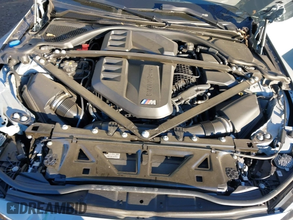 2024 BMW M4 Competition xDrive with VIN WBS43AZ02RCP63658, listed as a IAAI auction lot 41059014 with 10,863 mi miles. Bid and sale history available at carsss.com. Image 10.