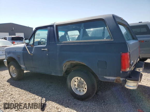 1993 Ford Bronco Eddie Bauer with VIN 1FMEU15N2PLA72536, listed as a Copart auction lot 63647275 with 1,317,804 mi miles and Clean title. Bid and sale history available at DreamBid. Image 2.