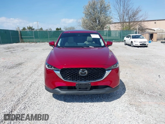 2022 Mazda CX-5 2.5 S Premium Package with VIN JM3KFBDM5N1532837, listed as a IAAI auction lot 41869721 with 59,249 mi miles. Bid and sale history available at carsss.com. Image 12.