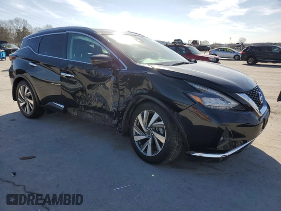 2019 Nissan Murano SL z VIN 5N1AZ2MJ3KN138738, wystawiony jako Copart lot #50719705 z przebiegiem 38 219 mil mil oraz Szkoda całkowita • Salvage title. Historia ofert i sprzedaży dostępna na DreamBid. Obrazek 4.