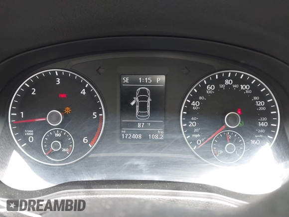 2015 Volkswagen Passat SE с VIN 1VWBV7A34FC076935, выставлен на аукционе IAAI как лот 42394375 с пробегом 172 408 миль миль и . История ставок и продаж доступна на DreamBid. Изображение 7.