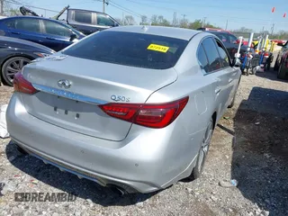 2018 Infiniti Q50 3.0t LUXE with VIN JN1EV7AP8JM355426, listed as a IAAI auction lot 41990581 with 73,042 mi miles. Bid and sale history available at carsss.com. Image 4.