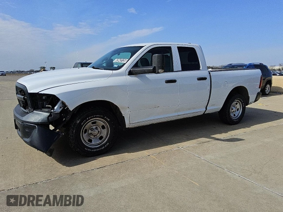 2021 Ram 1500 Classic Tradesman with VIN 1C6RR6FT5MS533920, listed as a Copart auction lot 43043135 with 102,787 mi miles and Salvage Title. Bid and sale history available at carsss.com. Image 1.