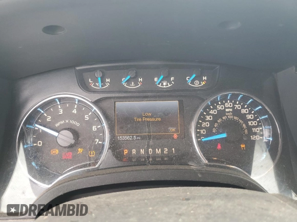 2014 Ford F-150 XL with VIN 1FTFW1CF6EFC07818, listed as a Copart auction lot 56003585 with 153,562 mi miles and Salvage title. Bid and sale history available at DreamBid. Image 9.