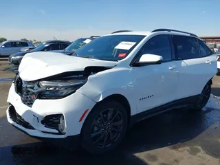 2023 Chevrolet Equinox RS with VIN 3GNAXMEG0PS137169, listed as a IAAI auction lot 41188861 with 41,178 mi miles. Bid and sale history available at carsss.com. Image 2.