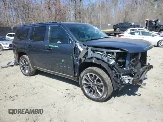 2024 Jeep Wagoneer Series III with VIN 1C4SJVDP7RS141272, listed as a Copart auction lot 48513145 with 195 mi miles and Salvage Title. Bid and sale history available at DreamBid. Image 4.