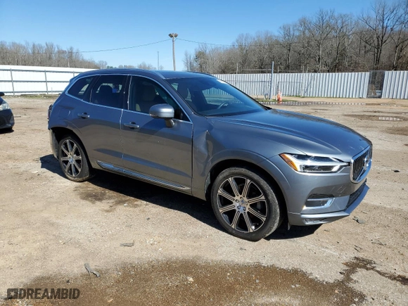 2021 Volvo XC60 Inscription with VIN YV4102RL9M1710816, listed as a Copart auction lot 45587435 with 50,466 mi miles and Salvage Title. Bid and sale history available at carsss.com. Image 4.