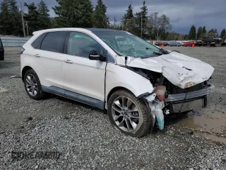 2017 Ford Edge Titanium with VIN 2FMPK4K97HBB45022, listed as a Copart auction lot 49008535 with 58,067 mi miles and Salvage Title. Bid and sale history available at carsss.com. Image 4.