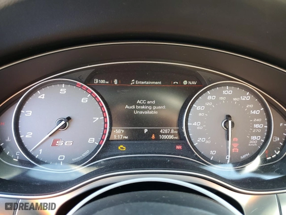 2014 Audi S6 Prestige with VIN WAUF2AFC1EN106248, listed as a Copart auction lot 76780894 with 109,096 mi miles and Clean Title. Bid and sale history available at carsss.com. Image 9.