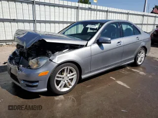 2013 Mercedes-Benz C 300 Sport with VIN WDDGF8AB8DR297960, listed as a Copart auction lot 61565455 with 72,818 mi miles and Salvage title. Bid and sale history available at DreamBid. Image 1.