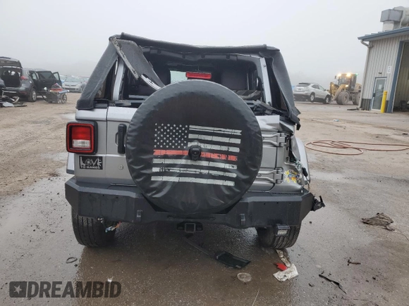 2018 Jeep Wrangler Unlimited Sahara z VIN 1C4HJXEN7JW181741, wystawiony jako Copart lot #74131294 z przebiegiem Nie podano mil oraz Nie do naprawy • Non repairable. Historia ofert i sprzedaży dostępna na DreamBid. Obrazek 6.