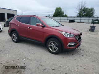2018 Hyundai Santa Fe 2.4L with VIN 5XYZUDLB4JG505969, listed as a Copart auction lot 61583205 with 137,607 mi miles and Clean title. Bid and sale history available at DreamBid. Image 4.