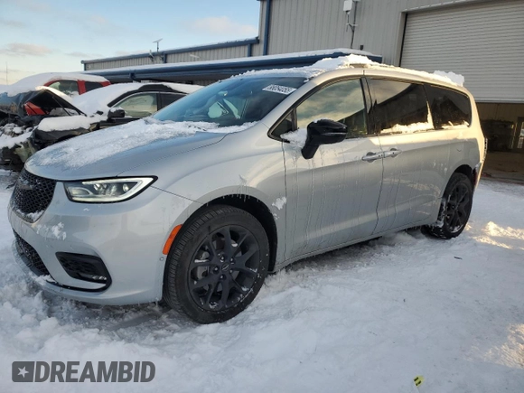 2023 Chrysler Pacifica Limited with VIN 2C4RC3GGXPR514439, listed as a Copart auction lot 88054055 with 23,761 mi miles and Salvage title. Bid and sale history available at DreamBid. Image 1.