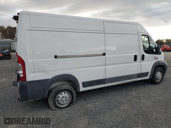 2018 Ram ProMaster Cargo with VIN 3C6TRVDG8JE142538, listed as a Copart auction lot 81905134 with 85,675 mi miles and Salvage Title. Bid and sale history available at DreamBid. Image 3.