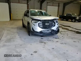 2021 GMC Terrain SLE with VIN 3GKALTEV9ML311442, listed as a Copart auction lot 55128675 with 43,790 mi miles and Salvage title. Bid and sale history available at DreamBid. Image 14.