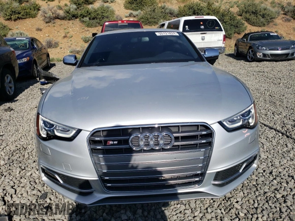 2014 Audi S5 Premium Plus with VIN WAUCGAFR7EA026615, listed as a Copart auction lot 55121824 with 17,817 mi miles and Salvage Title. Bid and sale history available at carsss.com. Image 5.