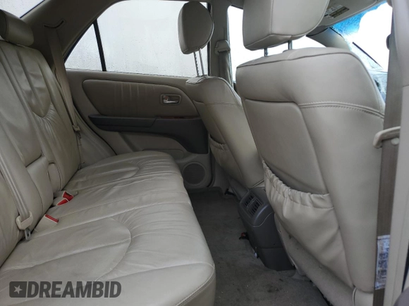 2003 Lexus RX 300 with VIN JTJGF10U330160493, listed as a Copart auction lot 80071974 with 0 mi miles and Salvage Title. Bid and sale history available at carsss.com. Image 11.