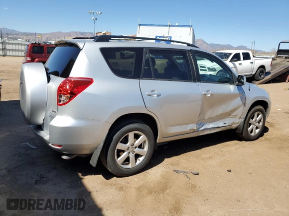 2008 Toyota RAV4 Ltd with VIN JTMBK31V585046615, listed as a Copart auction lot 50767085 with 143,363 mi miles and Salvage Title. Bid and sale history available at carsss.com. Image 3.