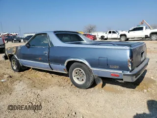 1984 Chevrolet El Camino with VIN 1GCCW80H4ER220017, listed as a Copart auction lot 41430164 with 0 mi miles and Salvage Title. Bid and sale history available at carsss.com. Image 2.