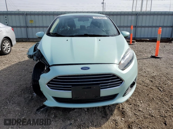 2017 Ford Fiesta SE with VIN 3FADP4BJXHM137312, listed as a Copart auction lot 53076325 with 39,068 mi miles and Salvage Title. Bid and sale history available at DreamBid. Image 5.