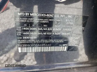 2011 Mercedes-Benz M 350 z VIN 4JGBB8GB5BA695660, wystawiony jako Copart lot #57652065 z przebiegiem 34 681 mil mil oraz Szkoda całkowita • Salvage title. Historia ofert i sprzedaży dostępna na DreamBid. Obrazek 12.