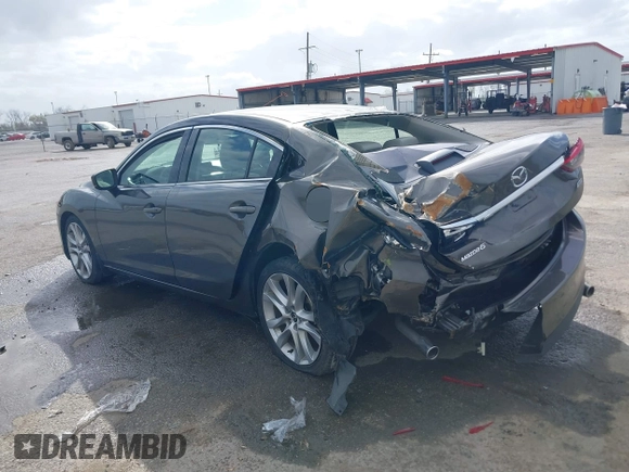 2017 Mazda Mazda6 Touring with VIN JM1GL1V52H1100784, listed as a IAAI auction lot 41818188 with 17,807 mi miles. Bid and sale history available at carsss.com. Image 3.