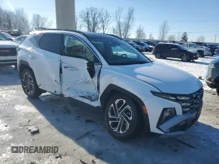 2025 Hyundai Tucson Limited with VIN 5NMJECDE0SH477155, listed as a Copart auction lot 87396494 with 691 mi miles and Salvage Title. Bid and sale history available at carsss.com. Image 4.