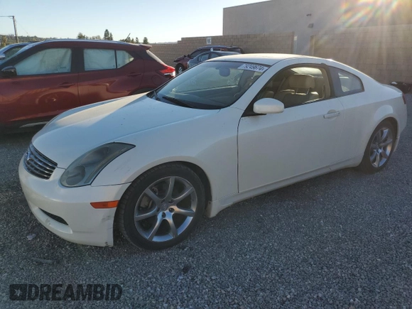 2005 Infiniti G35 Coupe with VIN JNKCV54E45M410123, listed as a Copart auction lot 79249674 with 60,022 mi miles and Salvage Title. Bid and sale history available at carsss.com. Image 1.