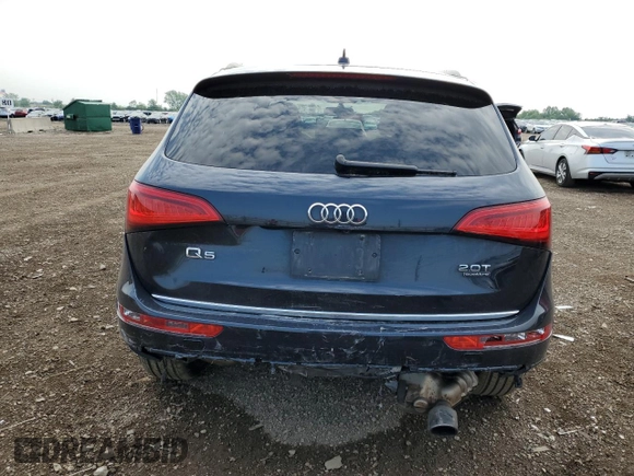 2017 Audi Q5 Premium with VIN WA1C2AFP1HA069586, listed as a Copart auction lot 60000745 with 92,173 mi miles and Salvage title. Bid and sale history available at DreamBid. Image 6.