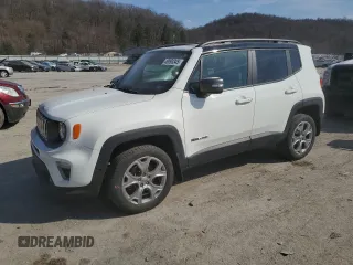 2020 Jeep Renegade Limited with VIN ZACNJBD13LPL72008, listed as a Copart auction lot 49093345 with 33,515 mi miles and Salvage title. Bid and sale history available at DreamBid. Image 1.