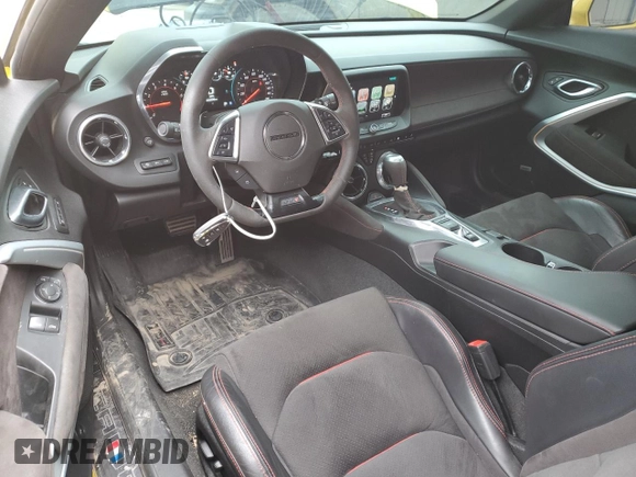2018 Chevrolet Camaro ZL1 with VIN 1G1FK1R64J0109606, listed as a Copart auction lot 46331765 with 29,209 mi miles and Salvage Title. Bid and sale history available at DreamBid. Image 8.